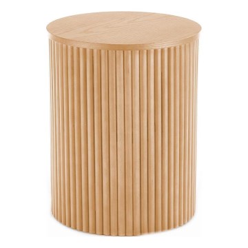 Table d'appoint WOODY 50 x 40 cm beige