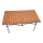 Table de camping avec plateau roulant 54x93 cm