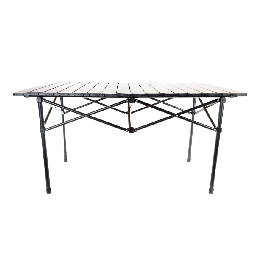 Table de camping avec plateau roulant 54x93 cm