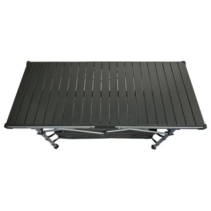 Table de camping pliable 123x55cm anthracite