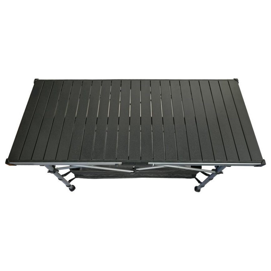 Table de camping pliable 123x55cm anthracite