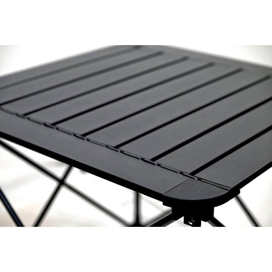 Table de camping pliable 52x52cm anthracite