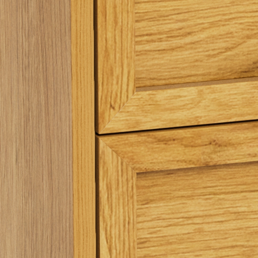 Table de chevet ALIN 46x40 cm, marron clair