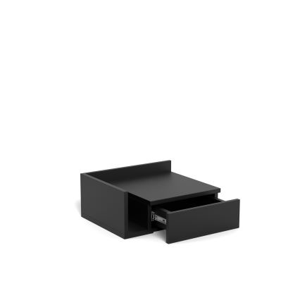 Table de chevet AVA 40 x 32 cm noire