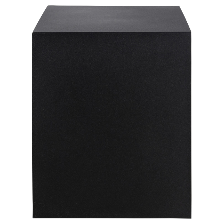 Table de chevet avec option de fixation murale BEKIM noir/bambou