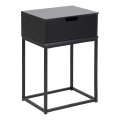Table de chevet CARLY anthracite