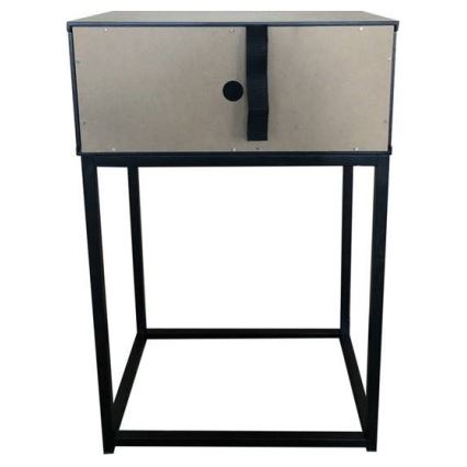 Table de chevet CARLY anthracite