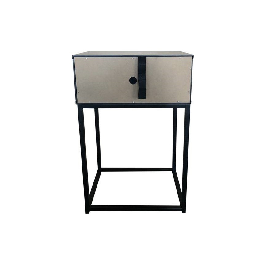 Table de chevet CARLY anthracite