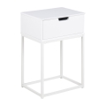 Table de chevet CARLY blanc