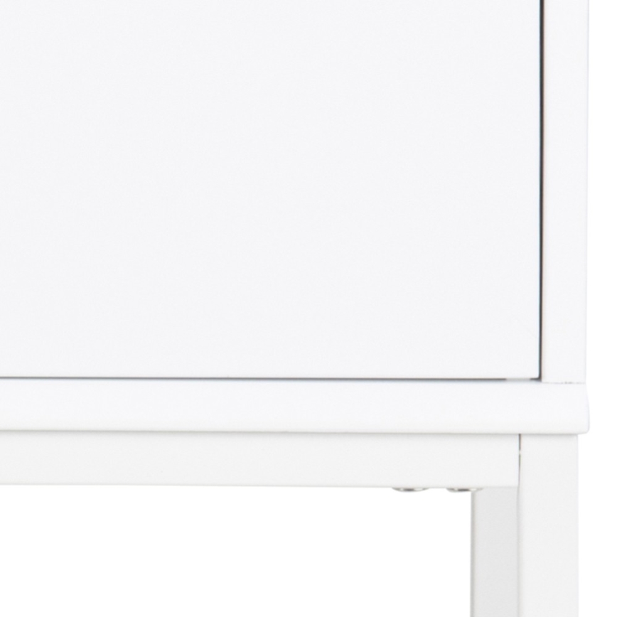 Table de chevet CARLY blanc