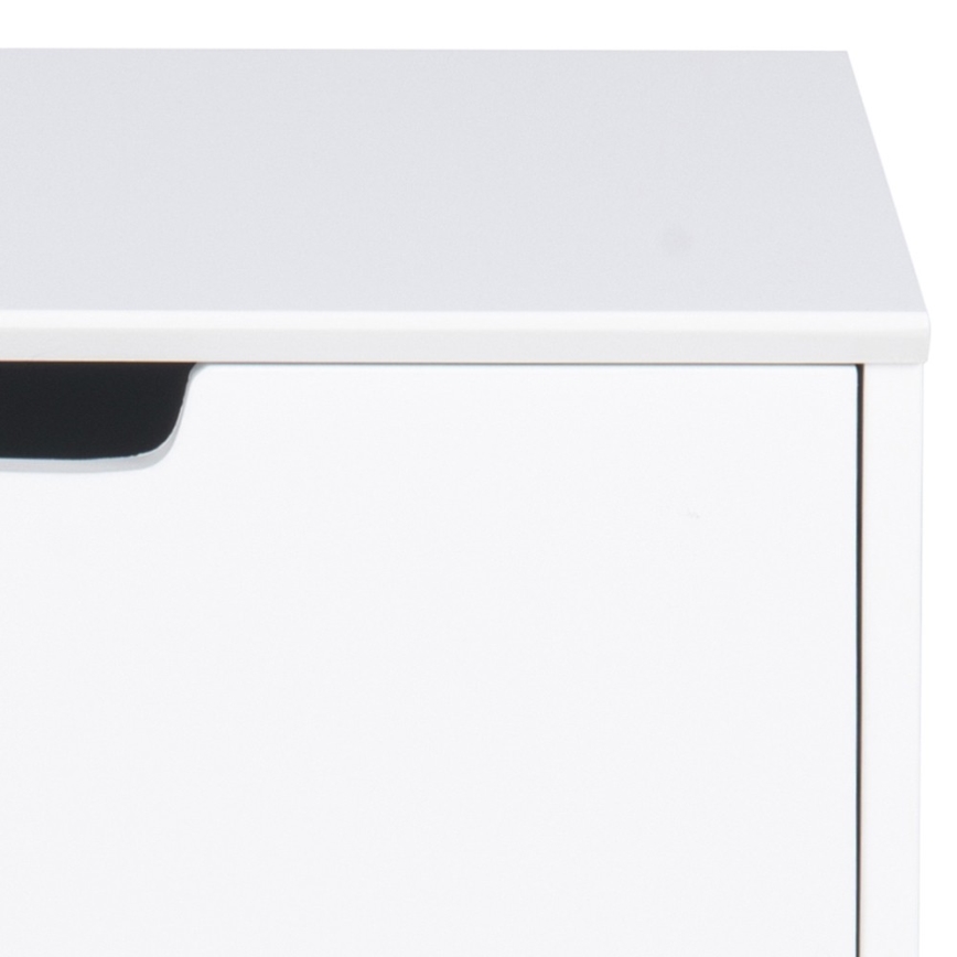 Table de chevet CARLY blanche