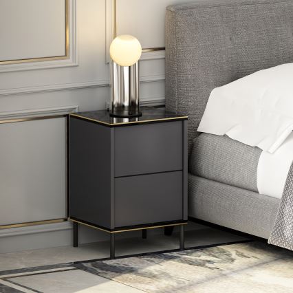 Table de chevet IMAJ 60x40 cm anthracite