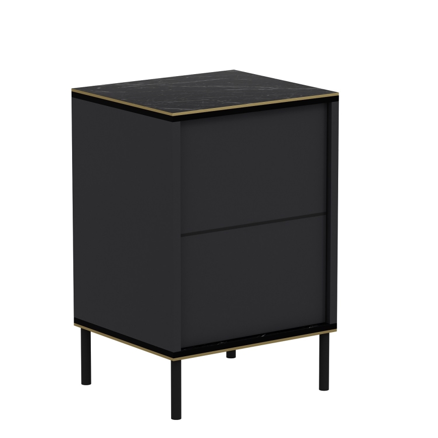 Table de chevet IMAJ 60x40 cm anthracite