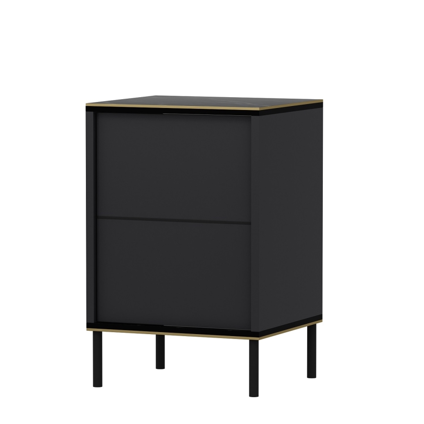 Table de chevet IMAJ 60x40 cm anthracite