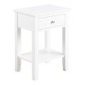Table de chevet LARA blanc