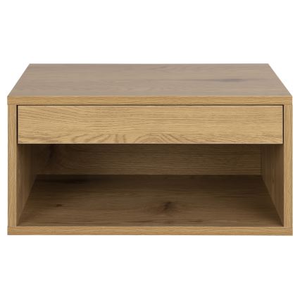 Table de chevet LIGNE 50 x 35 cm chêne