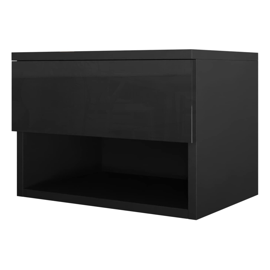 Table de chevet NECE 32x45 cm noir