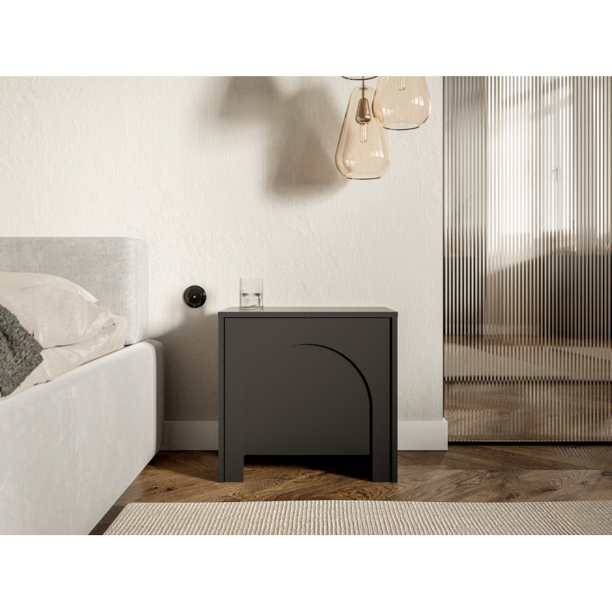 Table de chevet NIO anthracite