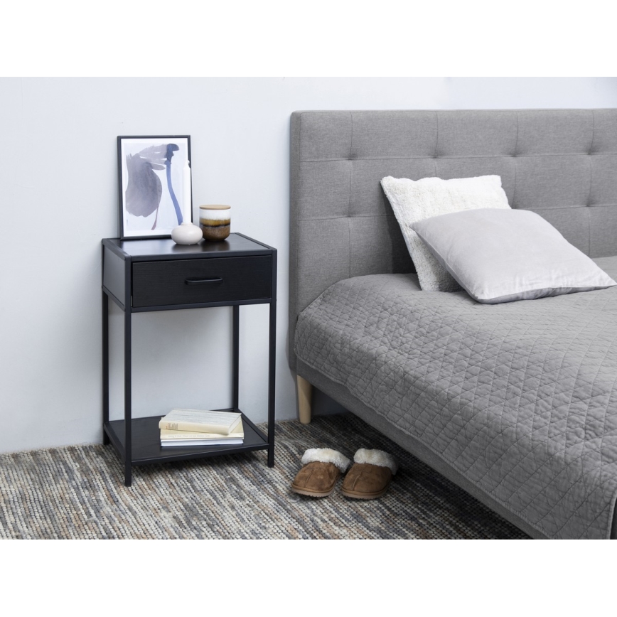 Table de chevet SARON anthracite