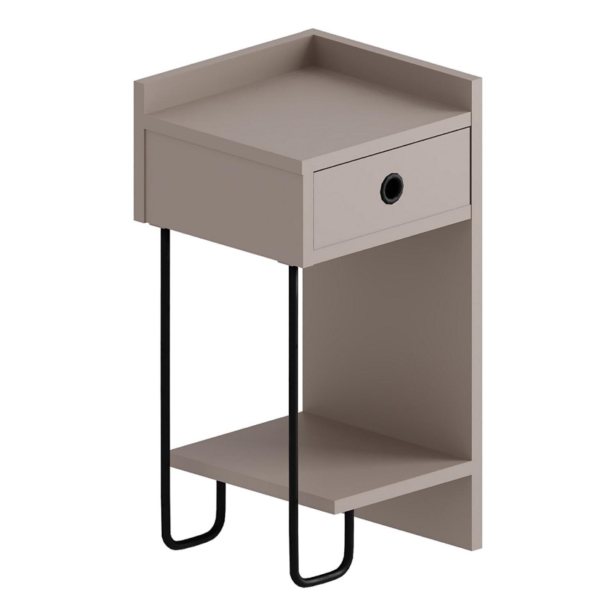 Table de chevet SONY taupe