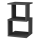 Table de chevet ZUNA anthracite