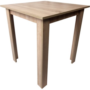 Table de salle à manger carrée LEVI chêne