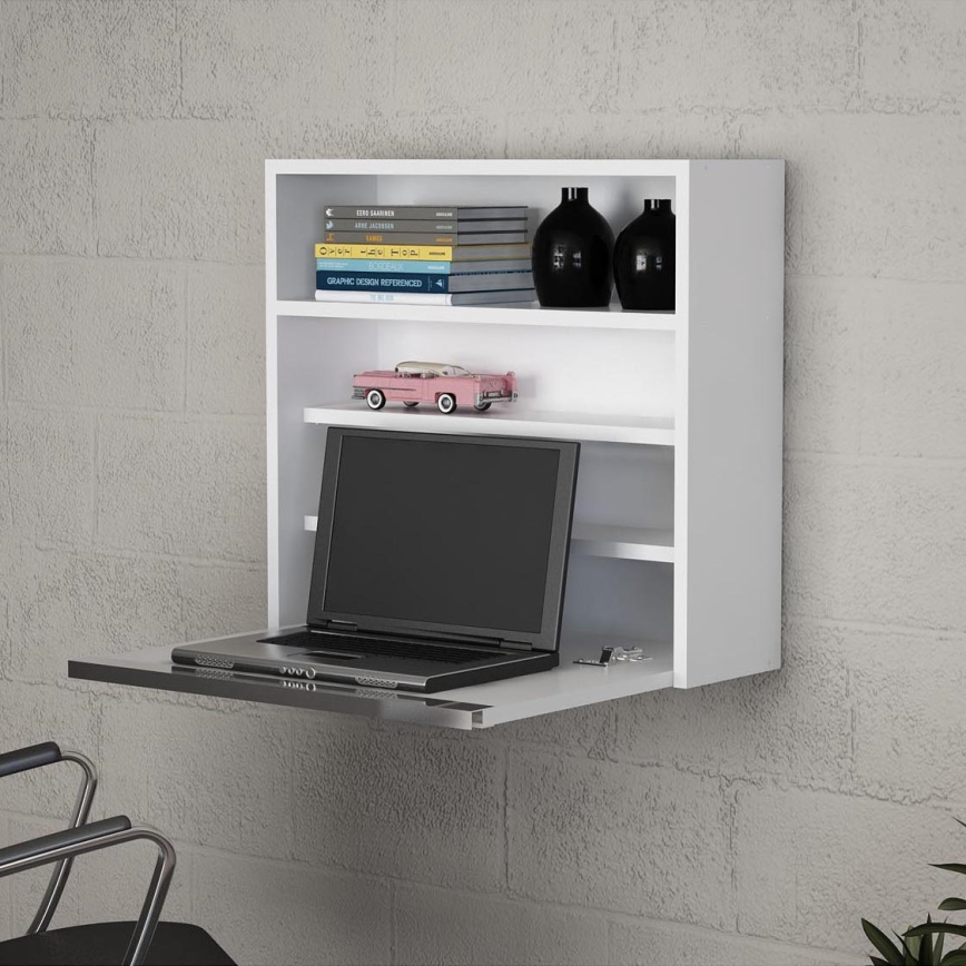 Table de travail pliable VIOLIN 63,6x60 cm blanc