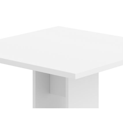 Table STRAPO 68 x 68 cm blanche