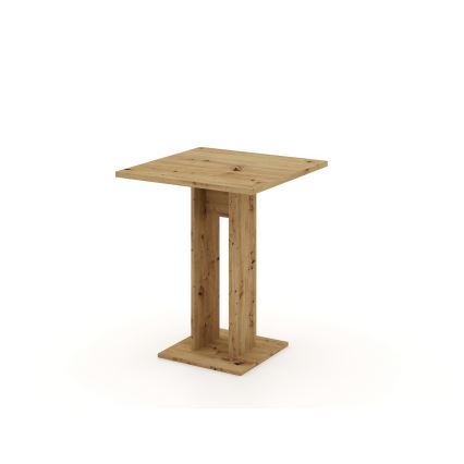 Table STRAPO  68x68 cm chêne artisan