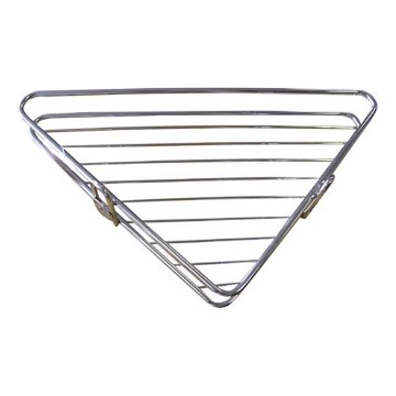Tablette d'angle de douche 25x34 cm chrome brillant