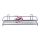 Tablette murale de douche 10x30 cm chrome brillant