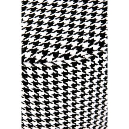 Tabouret ARUNA d. 36 cm blanc/noir/doré