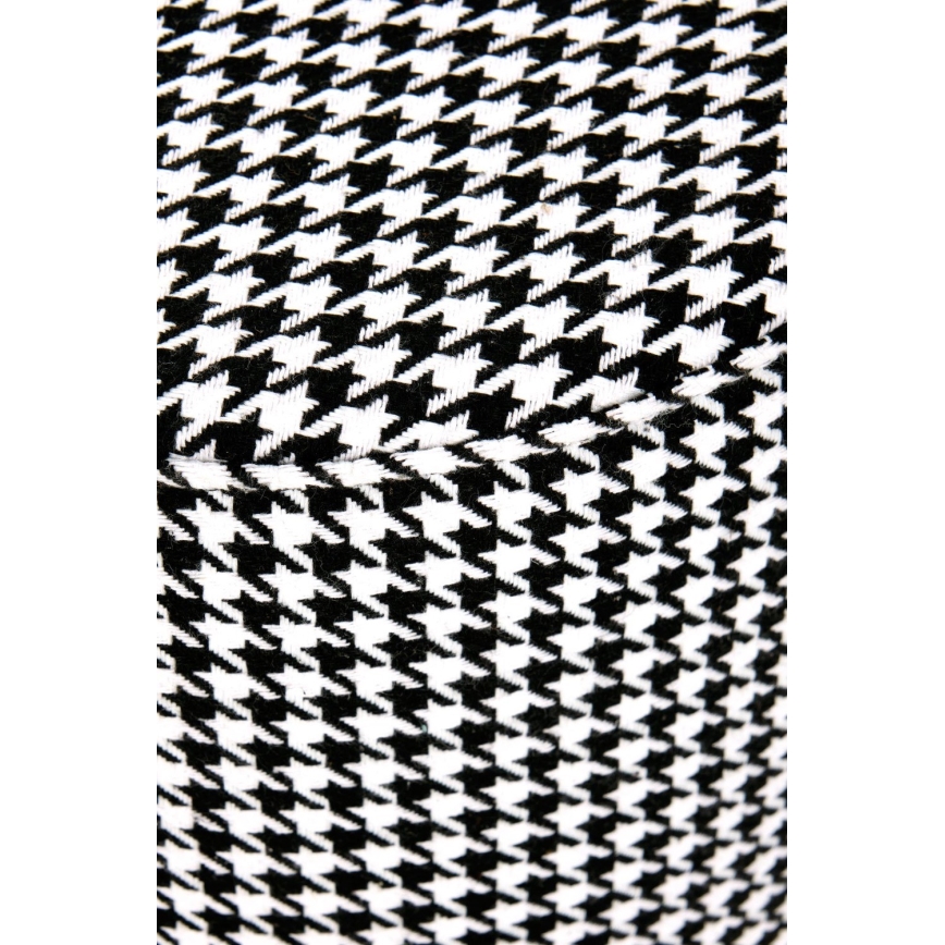 Tabouret ARUNA d. 36 cm blanc/noir/doré