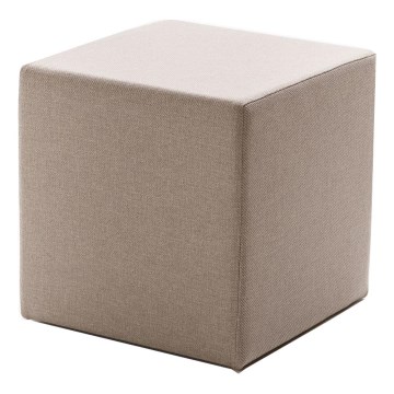 Tabouret CUBI 40x40 cm beige