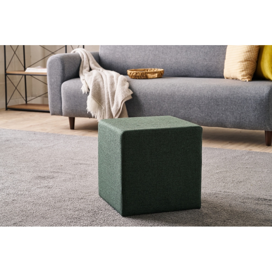 Tabouret CUBI 40x40 cm vert