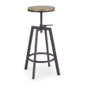Tabouret de bar 80x30 cm noir