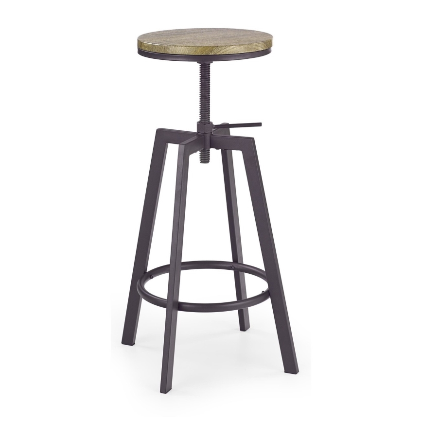 Tabouret de bar 80x30 cm noir