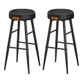 Tabouret de bar LIOR noir