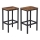 Tabouret de bar LOE marron/noir