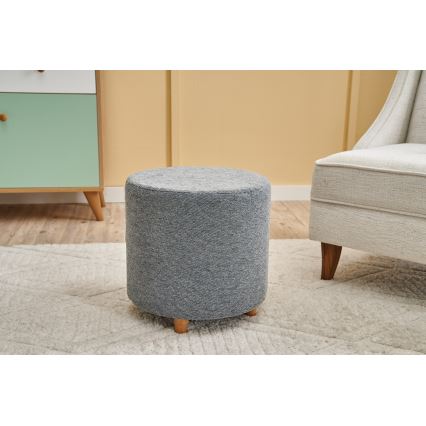 Tabouret KIMA Ø 40 cm gris