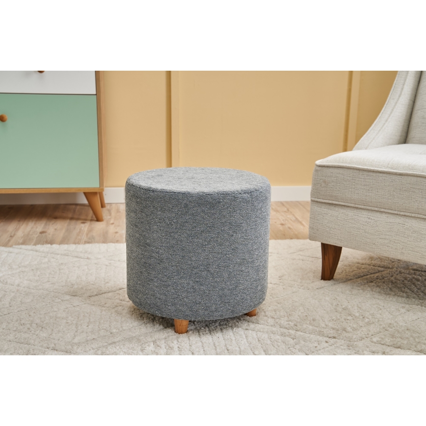 Tabouret KIMA Ø 40 cm gris