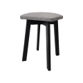 Tabouret LUBE 36x36 cm noir/gris