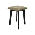Tabouret LUBE 36x36 cm noir/vert