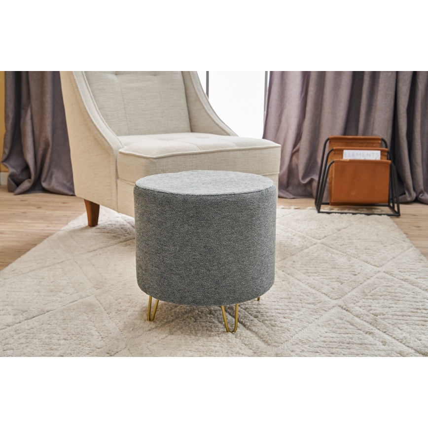 Tabouret NANI Ø 40 cm gris