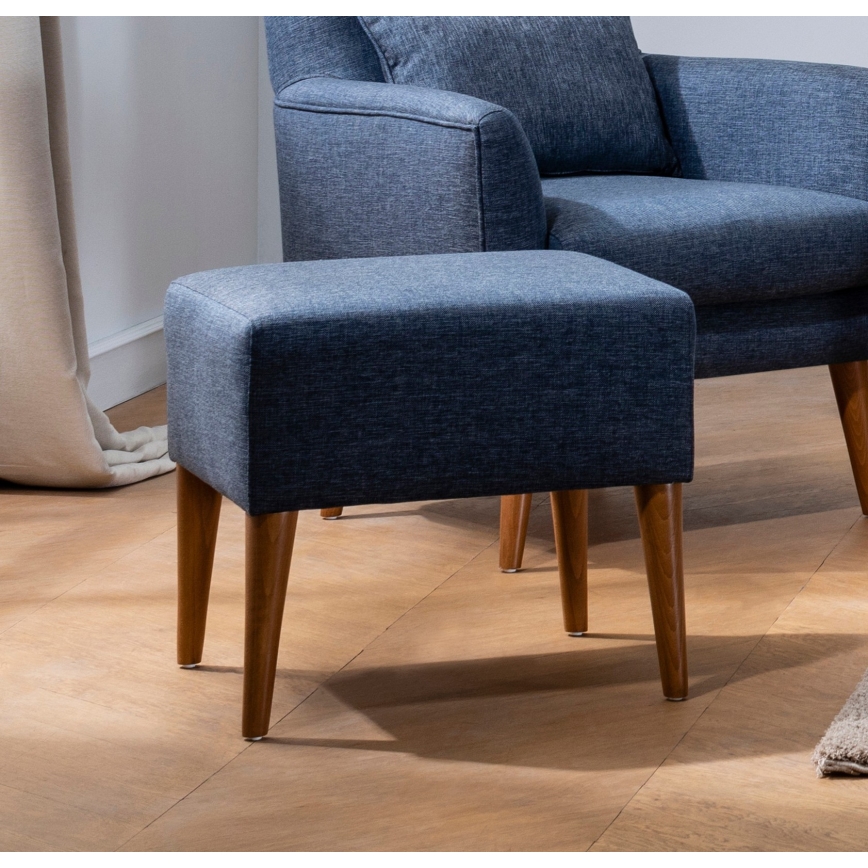 Tabouret NIMO 46x50 cm bleu