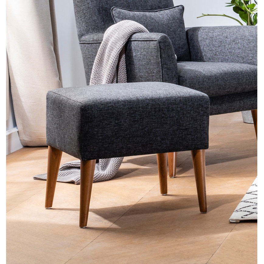 Tabouret NIMO 46x50 cm gris