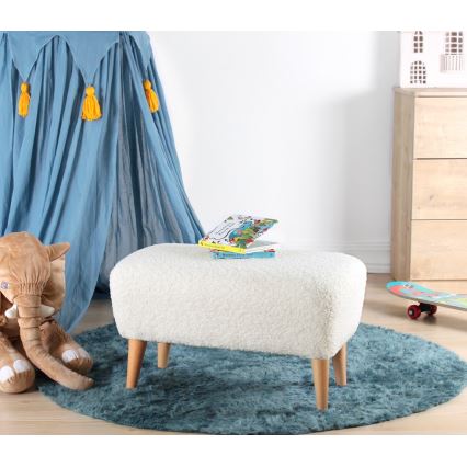 Tabouret PIXI 32x61 cm blanc