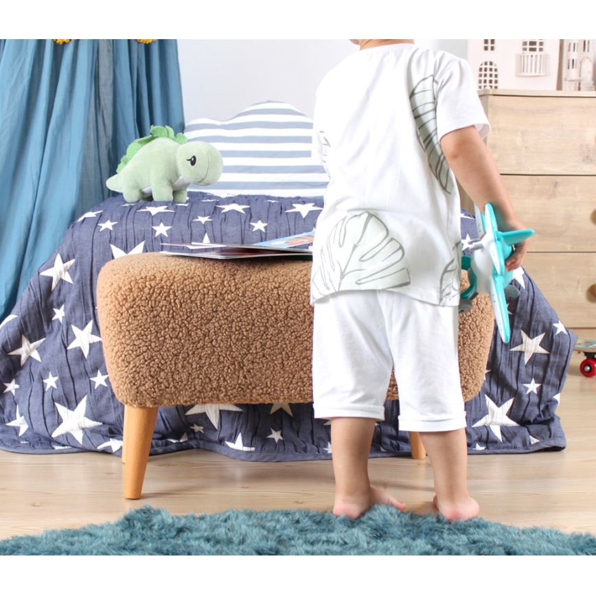 Tabouret PIXI 32×61 cm marron