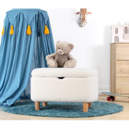 Tabouret PIXI 37 x 61 cm blanc