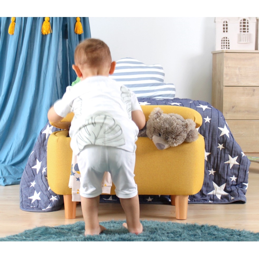 Tabouret PIXI 37x61 cm jaune